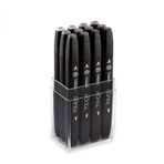 Touch Twin Marker Seti 12 Renk SICAK GRİLER