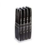 Touch Twin Marker Seti 12 Renk SOĞUK GRİLER