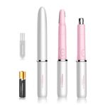 TOUCHBeauty Yüz Kaş Burun Kulak Vücut Saç Düzeltme için Saç Düzeltici, Hepsi Bir Arada Saç Çıkarıcı Kadınlar ve Erkekler için Çift Bıçaklı Tıraş Makinesi Akülü Yükseltilmiş Sürüm