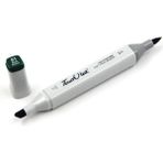 Touchliit BG51 Dark Green Çift Taraflı Marker Kalem
