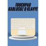 Touchpad Tüm Cihazlara Uyumlu Bluetooth Klavye Touchpad Slim Kablosuz Wifi Q Klavye Mir97329597