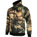 Tough Challenger Outdoor Kapüşonlu Polar Avcı Montu · Cepli · Av Kamuflaj · Fermuarlı Hoodie - DA504 002 - S - Askeri Yeşili
