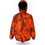 Tough Challenger Outdoor Turuncu Desenli Avcı Montu · Tudor · 100% Su Geçirmez · Nefes Alır · Yumuşak Sessiz Kumaş - 212 002 - XL