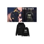 Toum K-Pop BTS Suga August D Tour Streetwear Fermuarlı Sweatshirt Hoodie