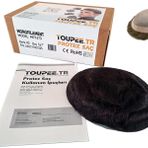 TOUPEE.TR MP7473 Monofilament Protez Saç, Erkekler için Protez Saç, Toupee for Men, Doğal dalgalı insan saçı, REMY Saç,%130 saç yoğunluklu, Saç Değiştirme Sistemi, peruk (#2 En Koyu Kahverengi, 5x7")