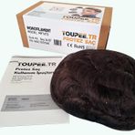TOUPEE.TR MP7473 Monofilament Protez Saç, Erkekler için Protez Saç, Toupee for Men, Doğal dalgalı insan saçı, REMY Saç,%130 saç yoğunluklu, Saç Değiştirme Sistemi, peruk (#4 Orta Kahverengi, 8x10")