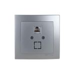 Touran Gümüş Nümeris Telefon Prizi Rj45 Cat3 24130462