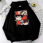 Touz Moda Anime My Hero Academia Oversize Hoodie - 031-Siyah