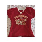 Touz Moda Strawberry Baskılı Kırmızı Crop Bluz