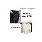 town walker İtalyan Kesim Kumaş Pantolon & Ekru Balıkçı Yaka Triko Kazak Old Money