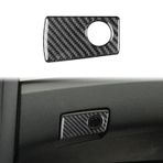 Toworldit Karbon Fiber Orta Konsol Gösterge Paneli Trim Sticker Pontiac G8 2008-2009/Holden Commodore 2006-2012 ile Uyumlu (Glove Box Handle Switch Trim)