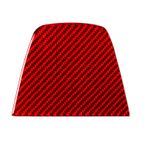 Toworldit Yumuşak Kırmızı Karbon Fiber Motosiklet Gövde Dekorasyonu Koruyucu Trim Sticker Honda ADV350 2022-2026 ile Uyumlu (Ateşleme Alanı Alt Parça Trim Çıkartması)