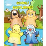 Tox 4 Parça Sevimli Dostlarımız Keçe El Kukla Set Eğitici Oyuncak