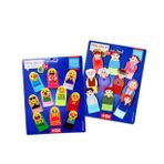 Tox Emojiler ve Aile Bireyleri T106 T752 2 Set 20 Parça Parmak Kukla