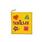 Tox Şekiller Kumaş Sessiz Kitap T395 - Bez Kitap , Eğitici Oyuncak , Yumuşak Ve Hışırtılı
