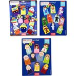 Tox T181 T751 T761 Taşıtlar Aile Bireyleri ve Meslekler 3 Set 30 Parça Parmak Kukla