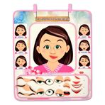 TOX TOYS İngilizce Duyguları Öğreniyorum Keçe Cırtlı Duvar Panosu (Kız), Eğitici Oyuncak