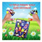 Tox Uçan Hayvanlar 10 Parça Parmak Kukla Set T222