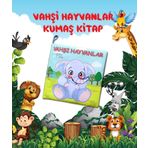 Tox Vahşi Hayvanlar Sessiz Kumaş Kitap Bez Kitap yumuşak Ve Hışırtılı Eğitici Oyuncak