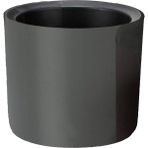 ToXA Mimoza 7cm Antrasit 0,2 Litre Mini Boy Kaktüs Sukulent Saksısı Süzgeçli Minik Parlak Saksı 7 cm - 0,2L