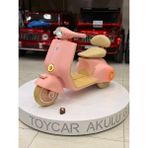 Toy Car Garage Vespa Küçük Boy Akülü Motor 1-4 Yaş - Pembe