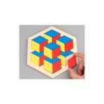 Toy House2 Ahşap Çeşit Petek Yapboz Kız ve Erkek Çocuk Renkli Yapboz Anaokulu Erken Öğrenme Bebek Çocuk Eğitici Oyuncaklar (Yurt Dışından) - 0 - 3 Yaş