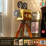 Toy House2 Vintage Polaroid Kamera Modeli Yapı Taşları El Yapımı Diy Montajlı Masaüstü Süs Oyuncakları (Yurt Dışından) - Yaratıcı Bloklar