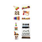 Toy Oyuncak Okul Öncesi 15 Li Ahşap Oyuncak Montessori Anaokulu Eğitici Materyaller Özel Eğitim Kavram Seti
