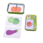 TOYANDONA 1 Set Bebek Bulmaca I Erken Eğitici Yürümeye Başlayan Çocuklar İçin Ve Kız I Meyve Günlük İhtiyaçlar Bulmaca