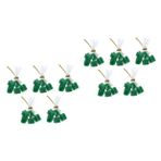 TOYANDONA 10 Mini Yeşil Biber Mini Simülasyon Sebze Aşınmaya Dayanıklı Minyatür Biber Gerçekçi Mini Dekoru Ilginç Minyatür Yeşil Biber Minyatür Sebze Evi Için