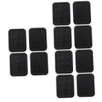 TOYANDONA 12 Adet Mini Fırın Tepsisi Bebek Evi Için Minyatür Yiyecek Fırın Tepsisi Pervane Küçük Pişirme Mini Fırın Tepsileri Çikolata Kalıbı Mini Kurabiye Tabağı Demir Alaşımı