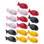 TOYANDONA 16pcs Minyatür Japon Balığı Heykelcik Akvaryum Dekoru Için Yapay Yolcu DIY Terrarium Süsleme Süslemesi Gerçekçi Yüzen Koi Balık Balık Tankı Havuzu Ve Bahçe Aksesuarları Için