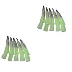 TOYANDONA 2 Adet Cadı parmağı halloween cadılar bayramı kostüm aksesuar finger costume maskeler witch rol yapma cadı tırnakları korku içinde cadı parmakları parlak tırnak sahne giysi