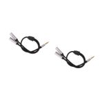 TOYANDONA 2 Adet Kulaklık adaptör kablosu kablolu kulaklıklar çok ses jakı ayırıcı USB c kablosu jak kablosu kulaklık uzatma kablosu ses kablosu mikrofon kablosu kulaklık jakı ayırıcı bakır