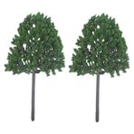 TOYANDONA 2 Adet Mikro peyzaj bitki modeli diorama için minyatür ağaçlar diorama mini ağaçlar diorama için mini ağaçlar modeli ağaçları kum masa DIY modeli kum masa ağaç modeli reçine Green