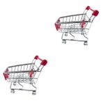 TOYANDONA 2 tramvay oyun seti Oyuncak mini alışveriş arabası Eğlenceli oyuncak çocuklar için pençe makinesi market arabası oyuncak mini oyuncak kız oyuncakları kızlar için oyuncaklar