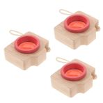 TOYANDONA 3 Adet Kaleydoskop Eğitici Oyuncaklar Bebek Kamerası Oyuncak Çocuklar Için Kamera Dekoratif Oyuncaklar Çocuklar Oyun Anahtarlık Mini Odası Yaratıcı Oyuncak Çocuk Vizör Bulmaca