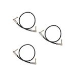 TOYANDONA 3 Parça Gitar Ses Kablosu Müzik Aleti Gitar Müzik Enstrümanı Tel Gitar Elektro Gitar Bas Kablosu Gitar Teli Amplifikatörü Gitar Teli Ve Gitar Tel Ve Kablo Black Pvc Siyah Deri