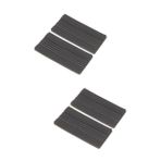 TOYANDONA 4 Bas Davul Koruyucusu Tokmaklar Kick Pedalı Kaymaz Davul Pedal Pedi Tambor Bateri Seti Tetik Davul Kalkanı Küçük Davul Mat Enstrüman Aksesuarı Davul Kilim Davul Kaymaz