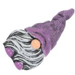 TOYANDONA cüce cüce süsler oturan cüce heykelcik Minyatürler sıradışı bahçe süsleri küçük peri çocuk oyuncak ev dekorasyon Ev gnome biblosu bebek süsleme Bahçe Dekorasyonu reçine Mor,Purple