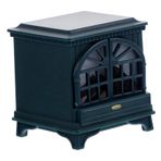 TOYANDONA Dollhouse Mini Şömine Soba Isıtıcı Simüle Yakacak Odun Noel Dekorasyon Mobilyası Modeli Yeşil Dekoratif Şömine Minyatür Mobilya Şömine Modeli DIY