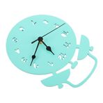 TOYANDONA İskandinav Ahşap Çalar Saat Minimalist Tasarım Çocuk Odası İçin Büyük Sayılar Kolay Zaman Okuma Duvar Dekoru Yatak Odası Mutfak Ofis Sessiz