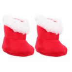 TOYANDONA Minyatür Noel Baba Bot Modeli Gerçekçi Simüle Edilmiş Noel Kürkü Çocukların Rol Yapma Oyunları Için Ideal Mükemmel Bebek Evi Dekorasyonu