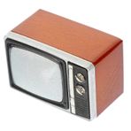 TOYANDONA retro televizyon modeli ev dekorasyon home decor Retro dekorasyon Minyatür TV dekorasyonu oyuncak ev televizyon bebek evi sahne prop mini ev kaynağı küçük ev süsü alaşım