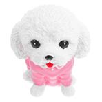 TOYANDONA Sevimli Köpek Şekilli Kumbara Karikatür Kumbara Kızlar İçin Kavanoz Darbeye Dayanıklı Tasarım Güvenli Pvc Malzeme Beyaz Köpek