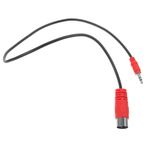 TOYANDONA Stereo Jak Kablosu 3 5 Mm Ila 5 90° Bükülmüş 0 5 M Sağlam Ses Adaptörü Klavye Piyano Ses Sistemi Için