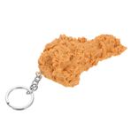 TOYANDONA Yaratıcı Tavuk Bacağı Kolye Tavuk Budu Anahtarlık Tavuk Anahtarlık Patates Kızartması Anahtarlık Çanta Cazibesi Yenilik Anahtarlıklar Çanta Anahtarlık Taklit Gıda Anahtarlık Metal'