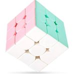 Toyaş 6 Adet Speed Cupe Rubik Küp Zeka Küpü 3x3 Pastel Renkler Hız Küpü,fidget Oyuncak Seyahat Zeka Oyunu - Renkli