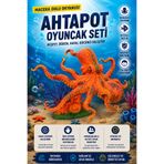Toyaş Ahtapot Oyuncak Seti Hareketli Deniz Canlısı Figürü Gerçekçi Tasarım