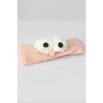 Toyaş Baykuş Peluş Bandana Makyaj Spa Saç Bandı Gül Kurusu